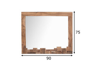 MUMBAJAS SPOGULIS CM 90X2,5X75 (NILOTISKĀS AKĀCIJAS KOKS) цена и информация | Зеркала | 220.lv