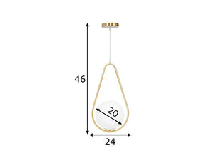 Люстра GLAMY DROP, 24х20х47 см цена и информация | Люстры | 220.lv