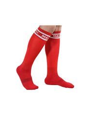 Zeķes MACHO MALE LONG SOCKS ONE SIZE - RED cena un informācija | Zēnu zeķubikses, zeķes | 220.lv