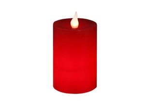 LED vaska svece, sarkana, 2 silti baltas LED, IP20 cena un informācija | Sveces un svečturi | 220.lv