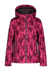 Детская куртка Icepeak софтшелл Kooskia 51896-9P*660, фуксия/черная 6438513929428 цена и информация | Куртки, пальто для девочек | 220.lv