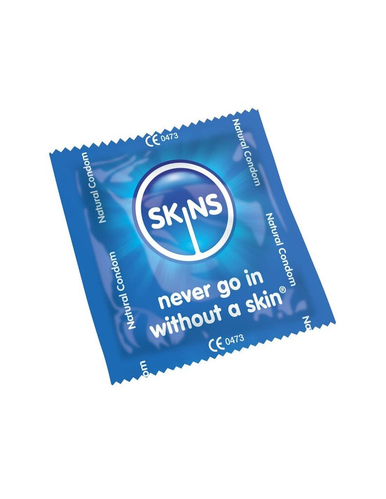 SKINS CONDOM NATURAL PACK 12 цена | virs18.220.lv