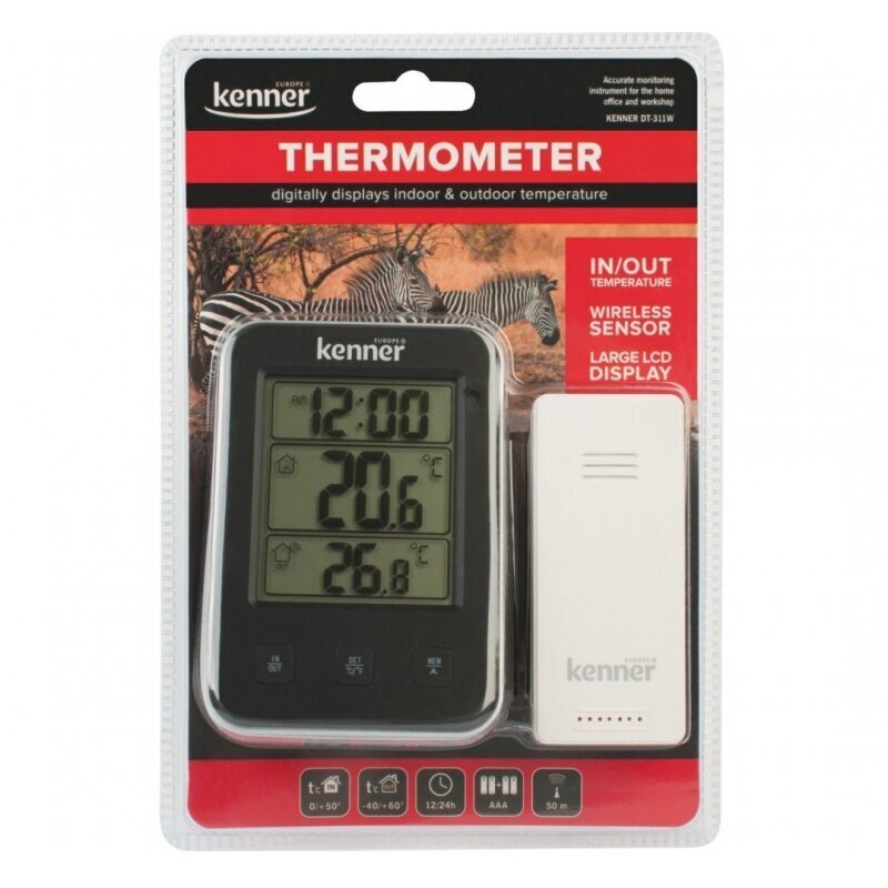 Digitālais termometrs KENNER DT-311W bezvadu цена и информация | Meteostacijas, āra termometri | 220.lv