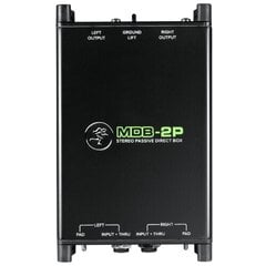 Mackie MDB-2P pasīvais stereo direct box цена и информация | Принадлежности для музыкальных инструментов | 220.lv