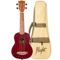 Soprāna ukulele Flight NUS380 (Coral) cena un informācija | Ģitāras | 220.lv