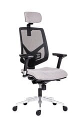 Biroja krēsls Wood Garden Syn Skill ar galvas balstu, pelēks cena un informācija | Biroja krēsli | 220.lv