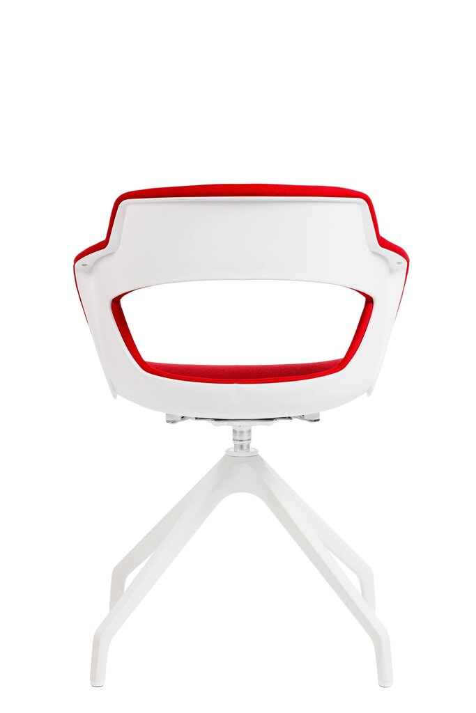Biroja krēsls Wood Garden Aoki Swiss, balts/sarkans cena un informācija | Biroja krēsli | 220.lv