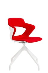 Офисный стул Wood Garden Aoki Swiss, белый/красный цена и информация | Офисные кресла | 220.lv