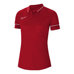 Женская футболка Nike Dri Fit Academy Polo Shirt W CV2673-657, красная цена и информация | Женские футболки | 220.lv