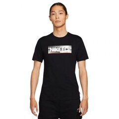 Sporta T-krekls vīriešiem Nike NK Fc Tee Seasonal Block M DH7444, melns cena un informācija | Sporta apģērbs vīriešiem | 220.lv