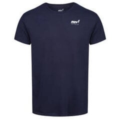 T-krekls vīriešiem Inov-8 Organic Cotton Tee Forged, zils cena un informācija | Vīriešu T-krekli | 220.lv