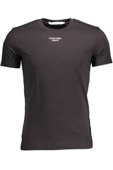 T-krekls vīriešiem Calvin Klein J30J320595, melns cena un informācija | Vīriešu T-krekli | 220.lv