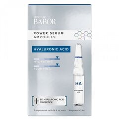 Ampulas sejai ar hialuronskābi Babor Hyaluronic Acid Ampoule, 2x7 ml cena un informācija | Serumi sejai, eļļas | 220.lv