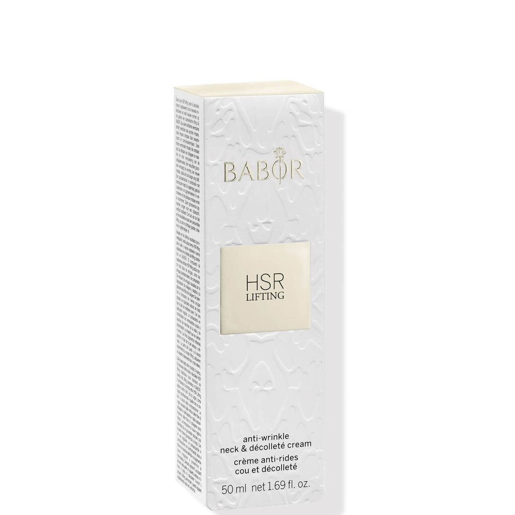 Krēms kaklam un dekoltē Babor HSR Lifting Neck & Décolleté Cream, 50 ml cena un informācija | Ķermeņa krēmi, losjoni | 220.lv