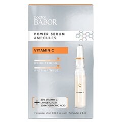 Ampulu komplekts sejai Babor Vitamin C Ampoule, 2x7 ml cena un informācija | Serumi sejai, eļļas | 220.lv