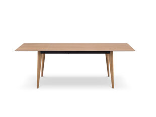Раскладной стол Micadoni Home Gran, 120x80 см, коричневый цена и информация | Кухонные и обеденные столы | 220.lv