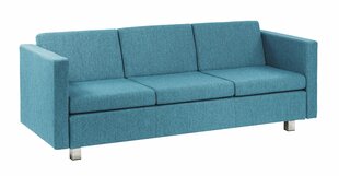 Trīsvietīgs dīvāns Wood Garden Soprano 103 T700, zils cena un informācija | Dīvāni | 220.lv