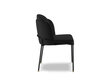 2-u krēslu komplekts Micadoni Home Limmen, melns cena un informācija | Virtuves un ēdamistabas krēsli | 220.lv