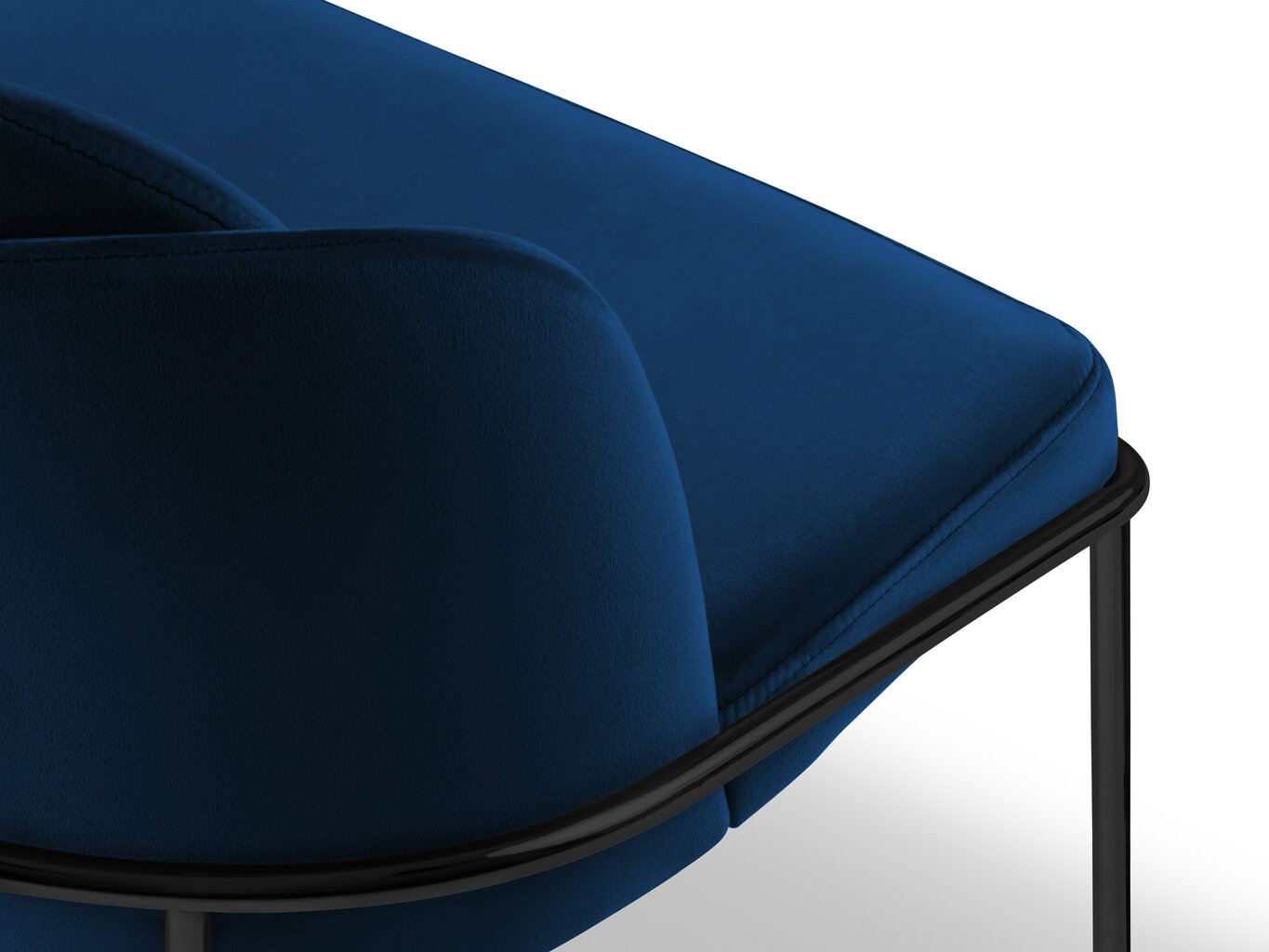 2-u krēslu komplekts Micadoni Home Limmen, zils cena un informācija | Virtuves un ēdamistabas krēsli | 220.lv