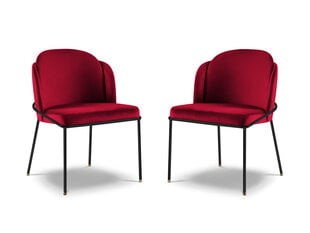 Комплект из 2 стульев Micadoni Home Limmen, красный цена и информация | Стулья для кухни и столовой | 220.lv