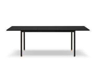 Раскладной стол Micadoni Home Kavir, 140x90 см, черный цена и информация | Кухонные и обеденные столы | 220.lv