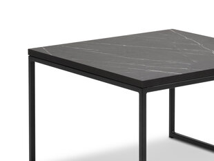 Kafijas galdiņš Micadoni Home Veld, 54x34 cm, pelēks/melns cena un informācija | Žurnālgaldiņi | 220.lv
