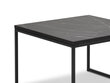 Kafijas galdiņš Micadoni Home Veld, 54x34 cm, pelēks/melns cena un informācija | Žurnālgaldiņi | 220.lv