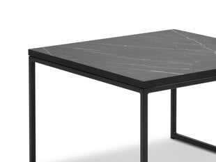 Kafijas galdiņš Micadoni Home Veld, 62x42 cm, pelēks/melns cena un informācija | Žurnālgaldiņi | 220.lv