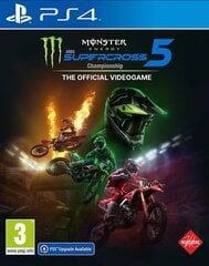 Monster Energy Supercross 5 Playstation 4 PS4 игра цена и информация | Игра SWITCH NINTENDO Монополия | 220.lv