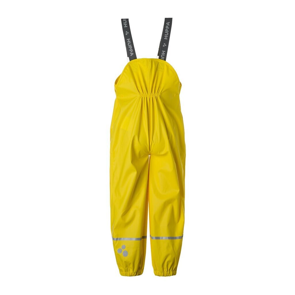 Huppa bērnu lietus bikses ar bikšturiem Pantsy 1, dzeltenā krāsā cena un informācija | Lietus apģērbs bērniem | 220.lv