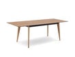 Paplašināms galds Micadoni Home Gran, 160x90 cm, brūns cena un informācija | Virtuves galdi, ēdamgaldi | 220.lv