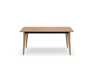 Paplašināms galds Micadoni Home Gran, 160x90 cm, brūns cena un informācija | Virtuves galdi, ēdamgaldi | 220.lv