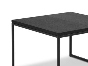 Kafijas galdiņš Micadoni Home Veld, 62x42 cm, melns cena un informācija | Žurnālgaldiņi | 220.lv