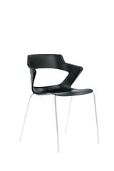 Bāra krēsls Wood Garden Aoki, melns cena un informācija | Biroja krēsli | 220.lv