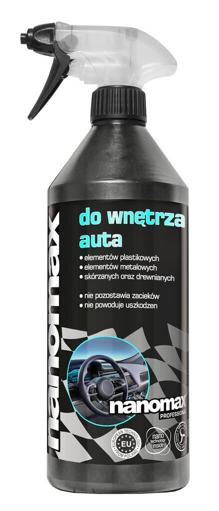 Nanomax auto salona tīrīšanas līdzeklis, 1 l cena un informācija | Tīrīšanas līdzekļi | 220.lv