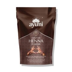 Pūderis ķermeņa un matu apzīmēšanai Ayumi Chna Mendhi Pure Henna, 200 g cena un informācija | Matu krāsas | 220.lv