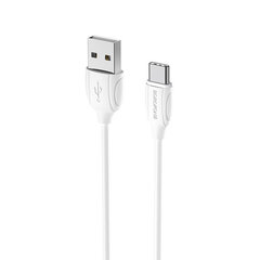 Uzlādes kabelis CHARGER DATA CABLE USB-A TO TYPE-C BX19 cena un informācija | Savienotājkabeļi | 220.lv