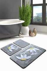 Комплект ковриков для ванной Daisy, 3 шт. цена и информация | Аксессуары для ванной комнаты | 220.lv