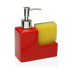 Дозатор мыла, красный, 6 x 16.5 x 13 см цена и информация | Аксессуары для ванной комнаты | 220.lv