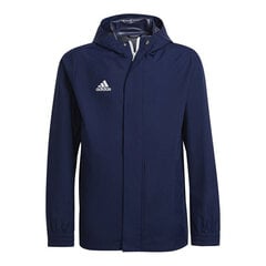 Virsjaka bērniem Adidas Entrada 22 All Waether Jr H57511, zila цена и информация | Куртки для мальчиков | 220.lv