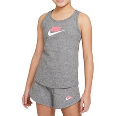 T-krekls bērniem Nike Sportswear Jersey Tank Jr DA1386 091, pelēks цена и информация | Рубашки для мальчиков | 220.lv