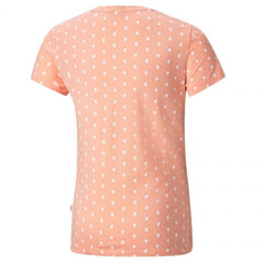 Футболка детская Puma ESS Dotted Tee Jr 587042 26, розовая цена и информация | Рубашки для мальчиков | 220.lv