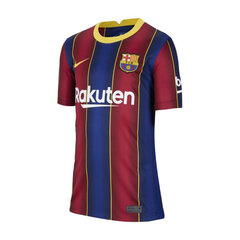 T-krekls bērniem Nike FC Barcelona 2020/21 Stadium Home Jr CD4500456, zils цена и информация | Рубашки для мальчиков | 220.lv