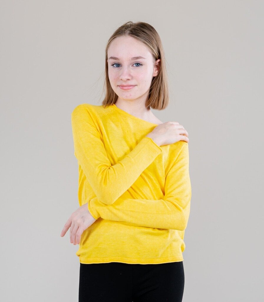 Bērnu džemperis, Hailys MARIN DZ-T*01, dzeltens цена и информация | Jakas, džemperi, žaketes, vestes meitenēm | 220.lv