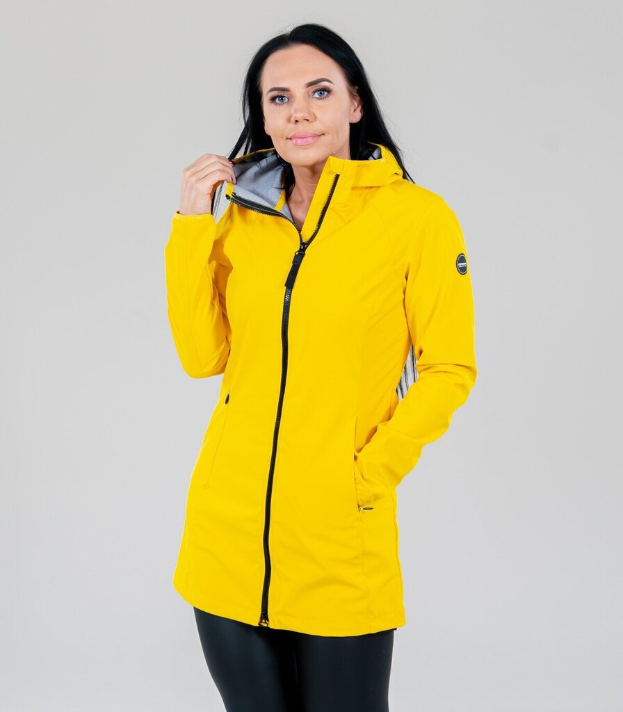 Icepeak softshell jaka sievietēm Albany 54839-9*437, kollane 6438522088796 cena un informācija | Sieviešu virsjakas | 220.lv