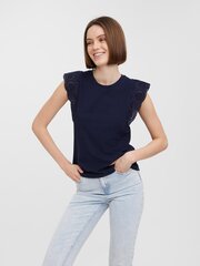 Женская блузка Vero Moda 10259908*01, тёмно-синяя 5715214026764 цена и информация | Женские футболки | 220.lv