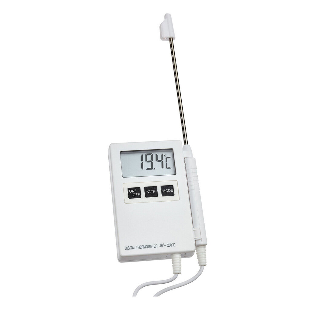 Profesionāls digitālais termometrs ar zondi TFA P200 30.1015 цена и информация | Meteostacijas, āra termometri | 220.lv