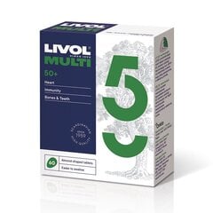 Uztura bagātinātājs Livol Multi 50+ tab. N60 cena un informācija | Vitamīni | 220.lv