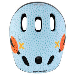 Детский велосипедный шлем Spokey Fun, 48-52 см, синий цена и информация | Шлемы | 220.lv