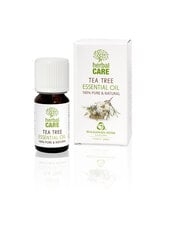 Tējaskoka ēteriskā eļļa, herbal care, 10 ml cena un informācija | Ēteriskās eļļas, kosmētiskās eļļas, hidrolāti | 220.lv